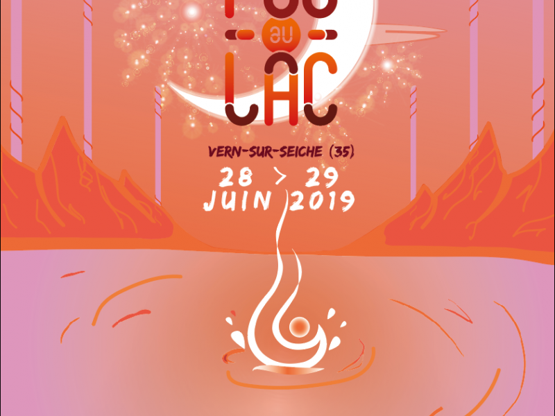VISUEL de l'Édition 2019 du Festival le Feu Au Lac